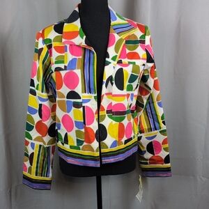 Patrick Christopher‎ Colorful Geometric Women's Blazer